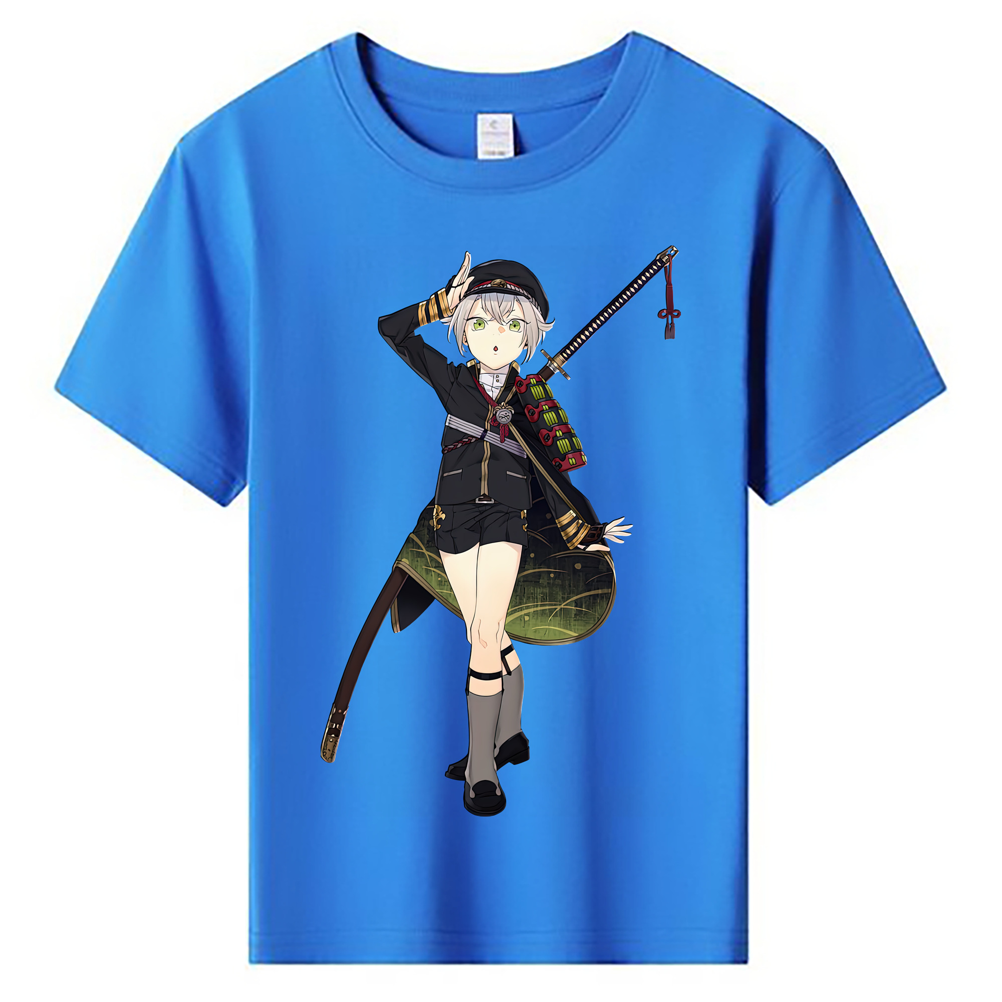 （画像用） 刀剣乱舞 Touken Ranbu 綿100％キッズTシャツ（フロントプリント）